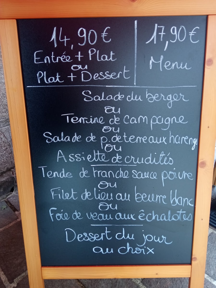 Menu Restaurant Le Martray-5